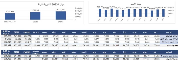 انشاء تقارير احترافية ملخصة (spread sheets- smart sheets)