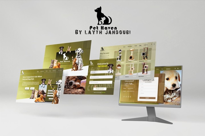 UI/UX design "Pet Haven"