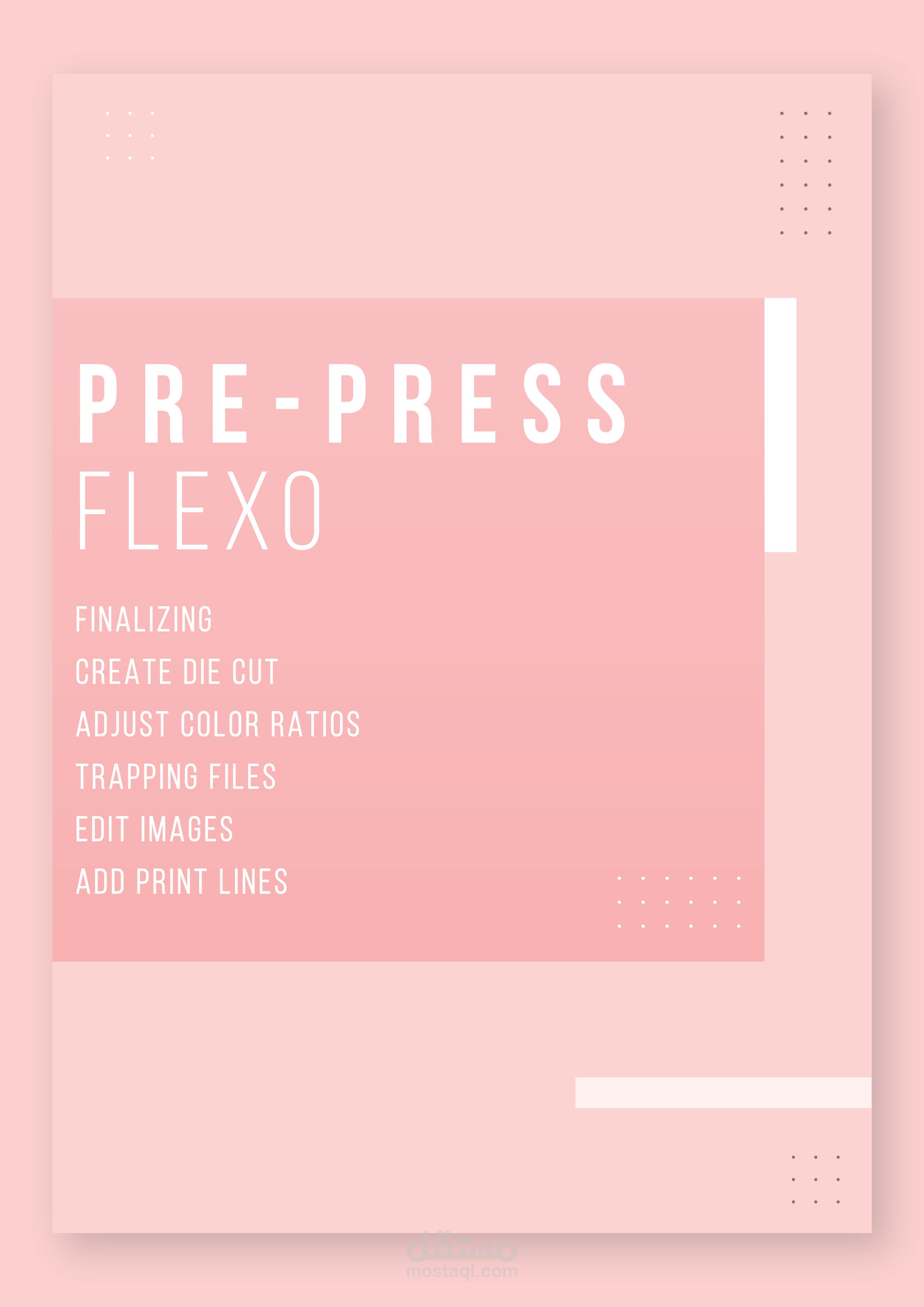 Pre-Press Flexo (finalizing)