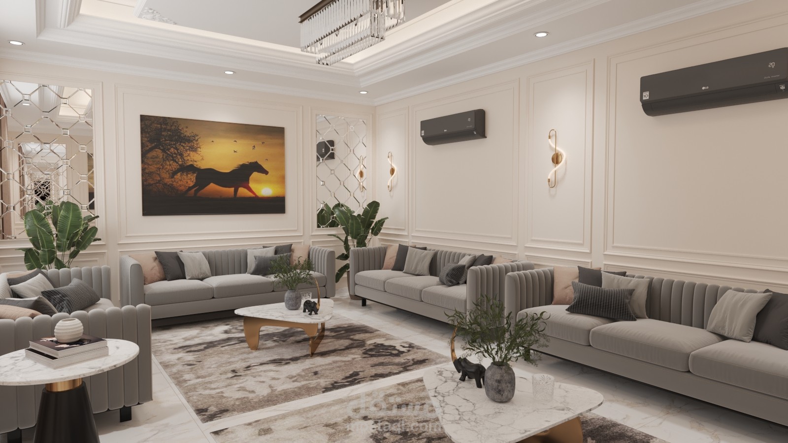 تصميم مجلس رجال في السعودية | مستقل