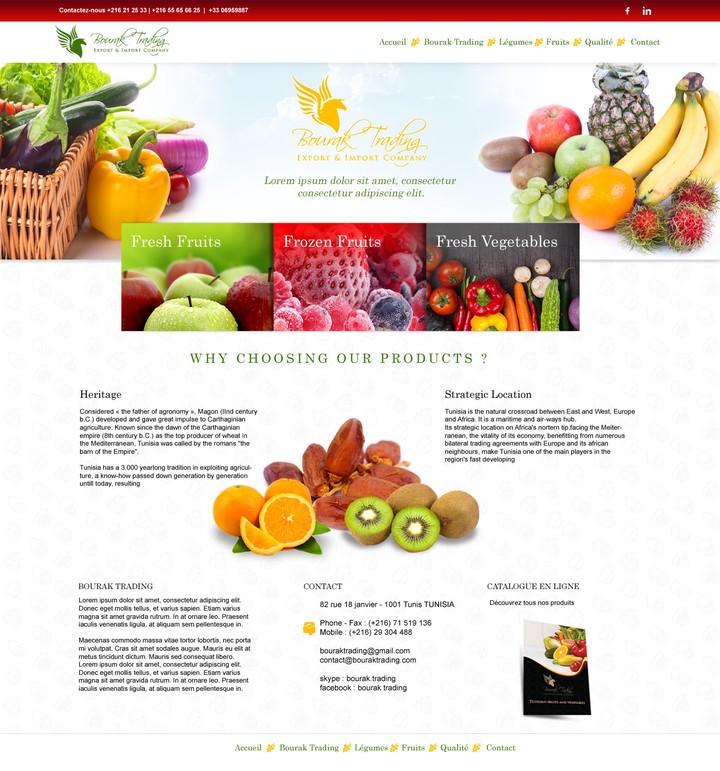 website fruit wordpress