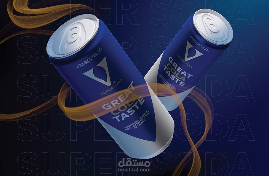 اعلان سوشيال ميديا لشركة المشروبات الغازية V COLA