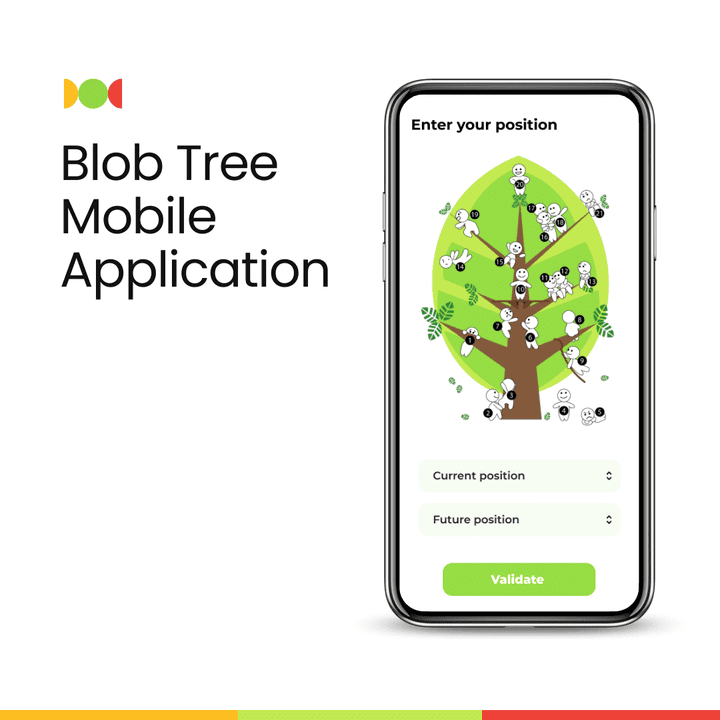 BlobTree ui design and developement of  application