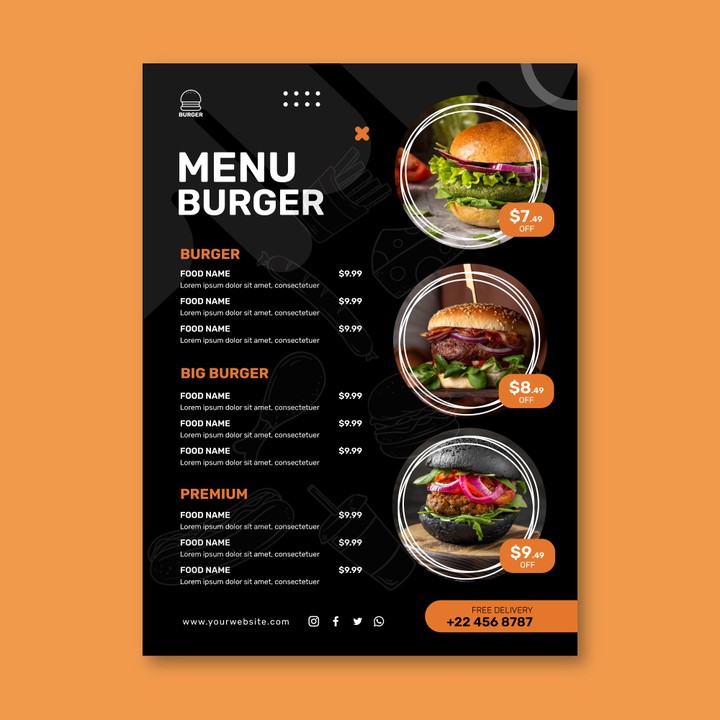 Design menu