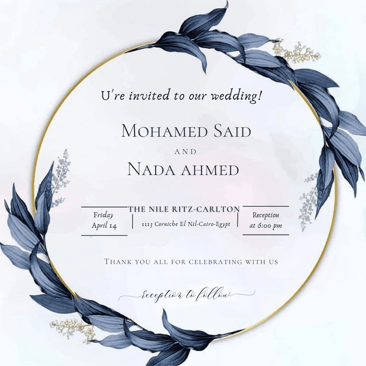 Widding invitation