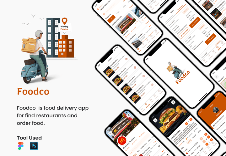 تطبيق "FoodCo" هو تطبيق رائع يتيح للمستخدمين استكشاف المطاعم المتاحة في منطقتهم وعرض أنواع الأطعمة المقدمة