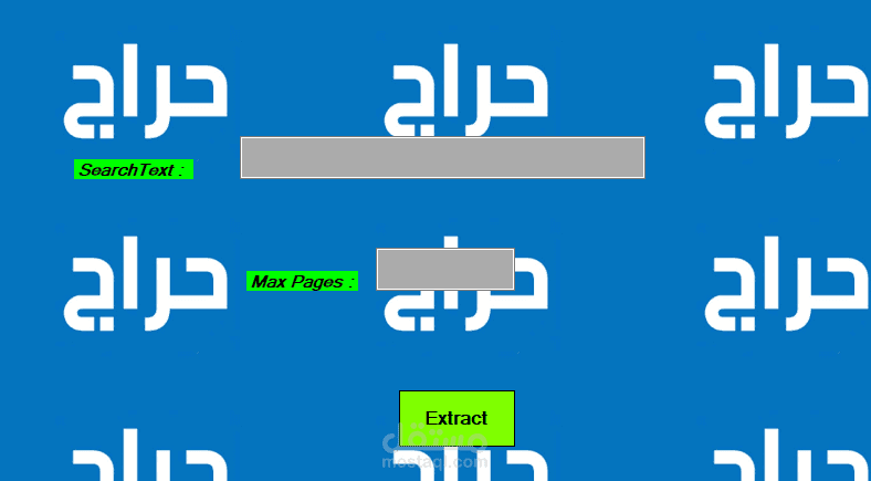 برنامج سطح مكتب"Haraj" لاستخراج بيانات من حراج