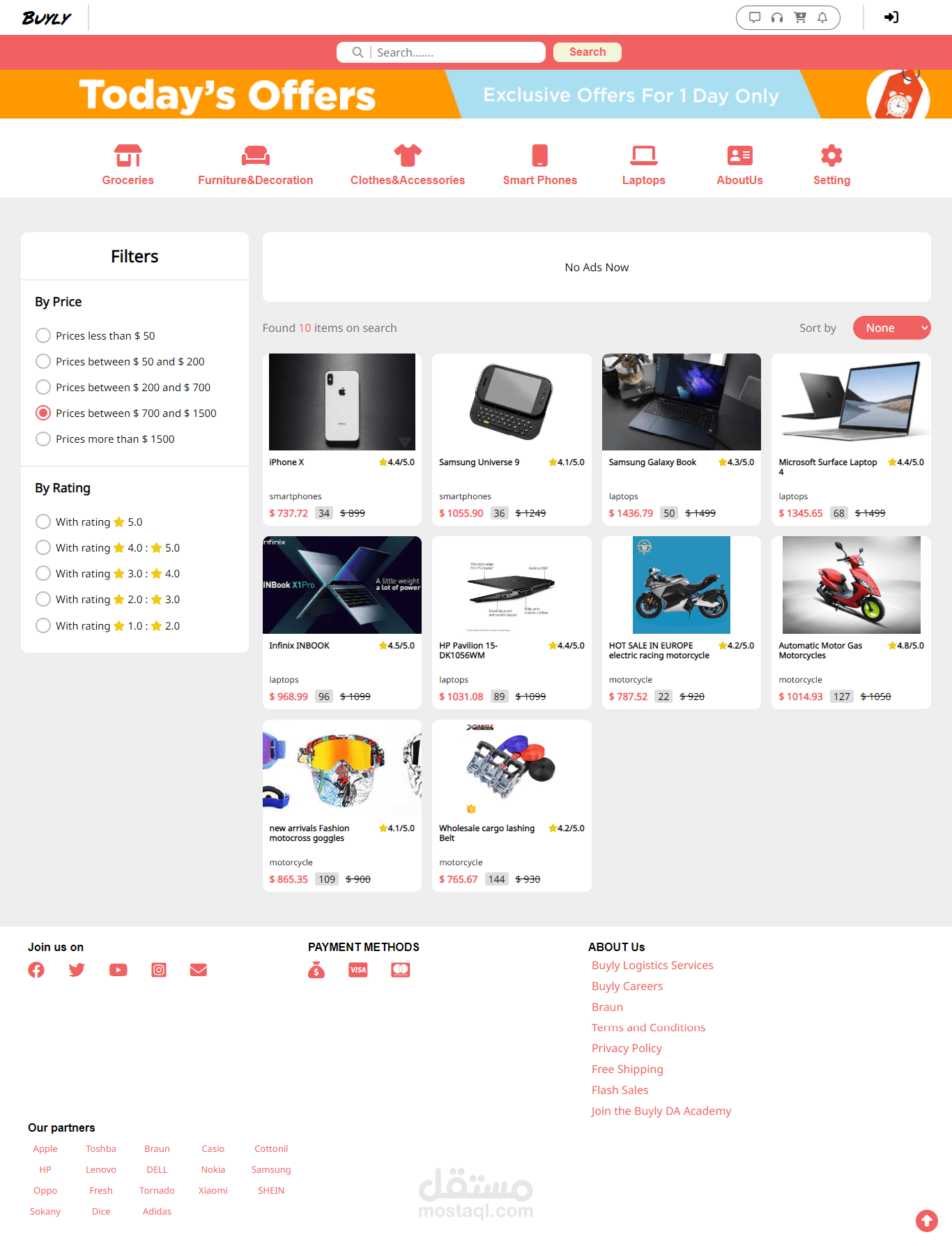 E-Commerce web