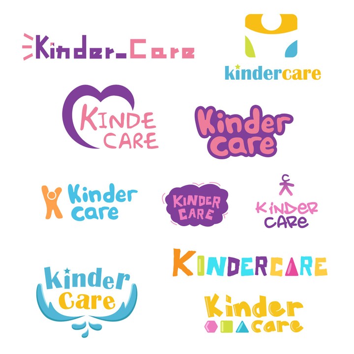 Kinder care logos