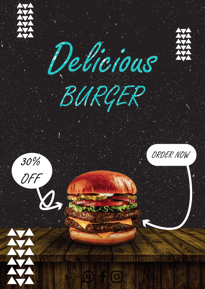 Burger poster