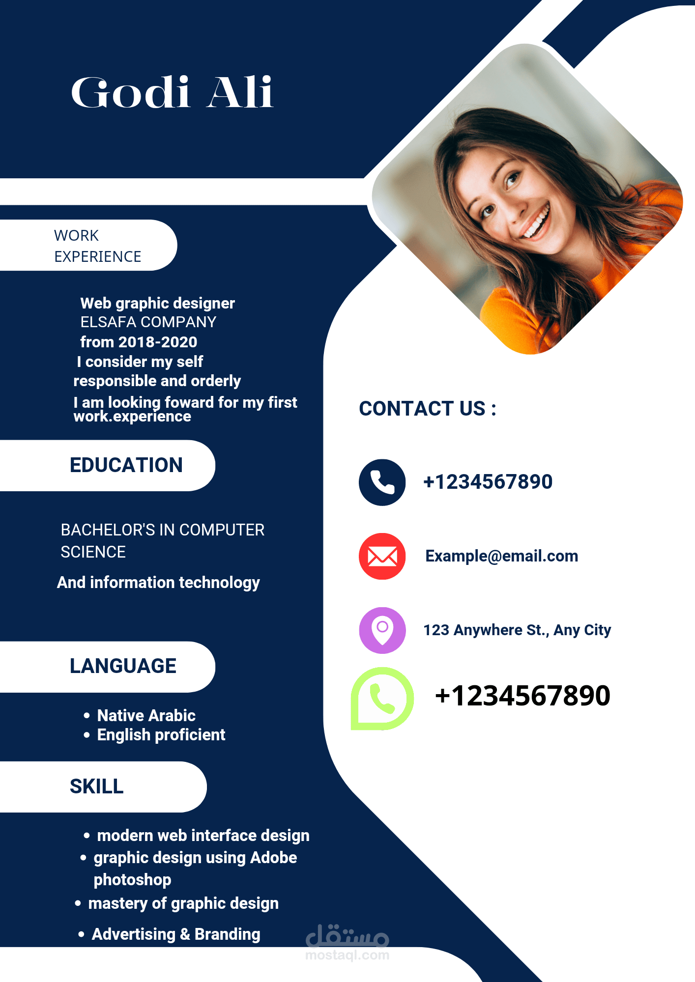 Cv professional English