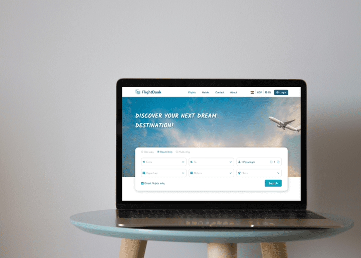 flight booking website