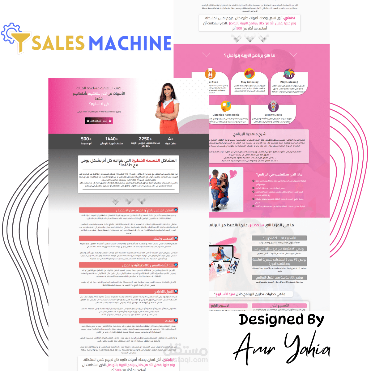 سيلز فانيل ( sales funnel ) لبيع كورسات فى مجال تربية الأطفال