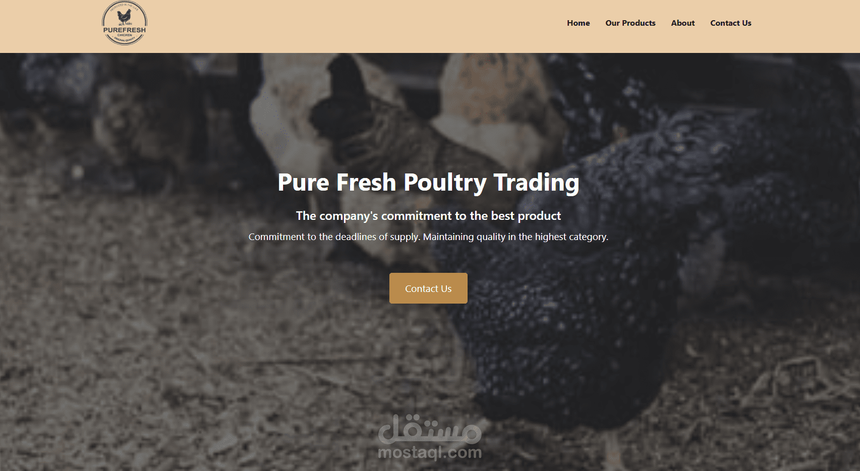 Freelance Frontend Developer - Pure Fresh