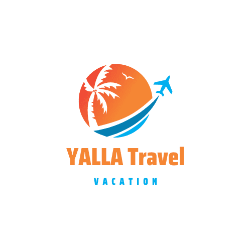 لوجو لشركه سياحيه YALLA TRAVEL