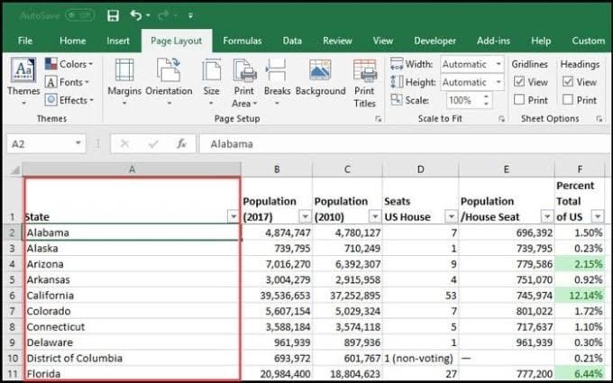 Data Entry on Excel