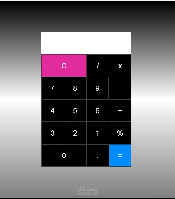 Calculator by javascript