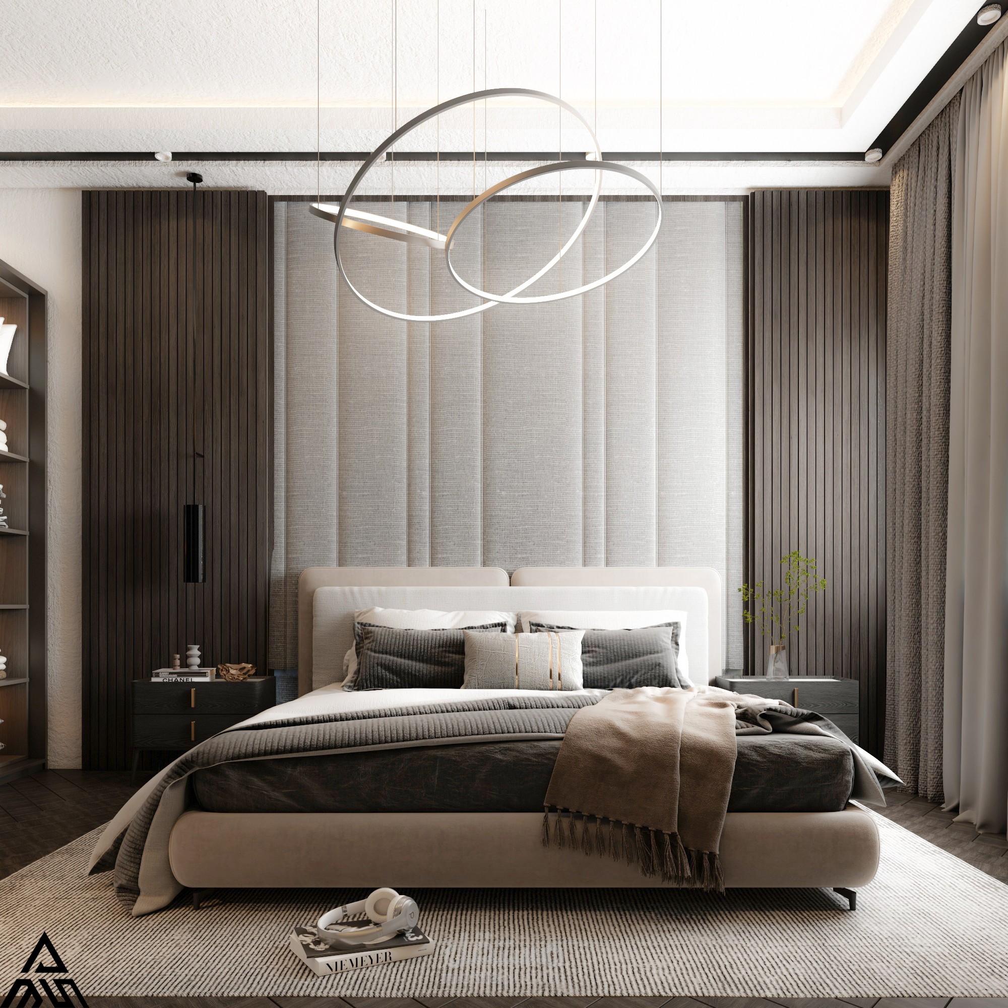 Modern style bedroom