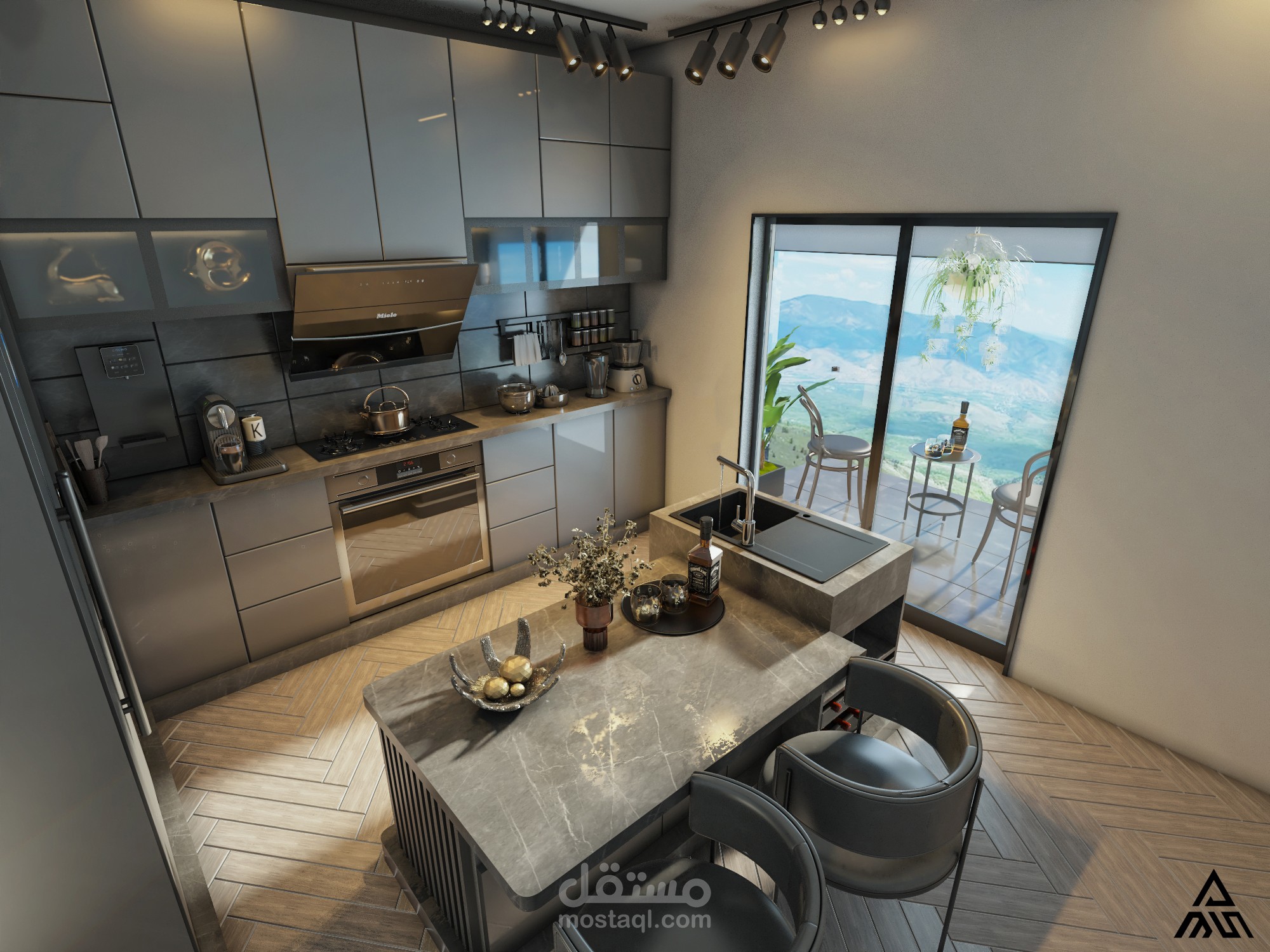 Modern style kitchen