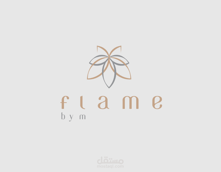تصميم شعار فساتين ( فلامي ).