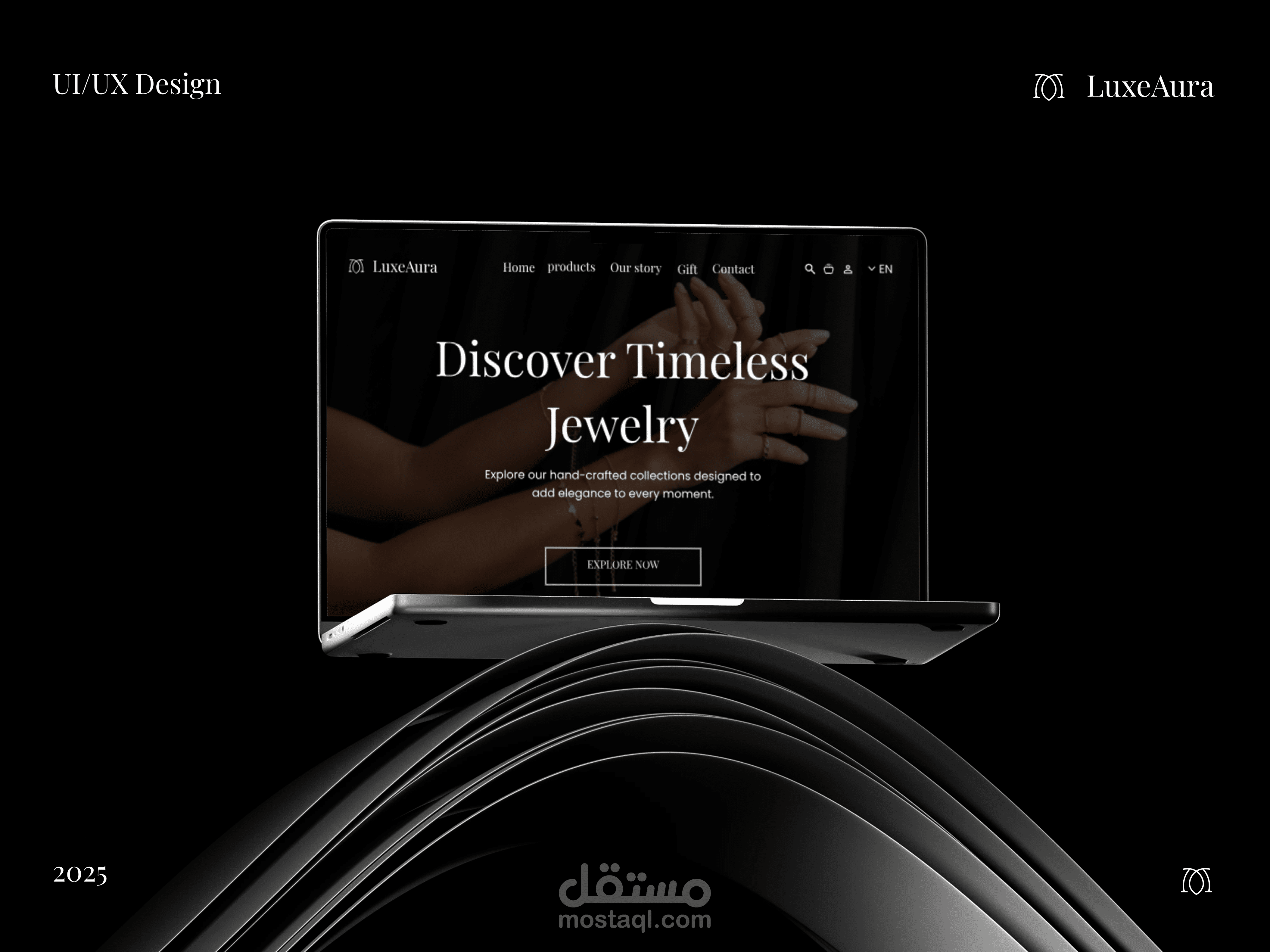 LuxeAura jewelry website