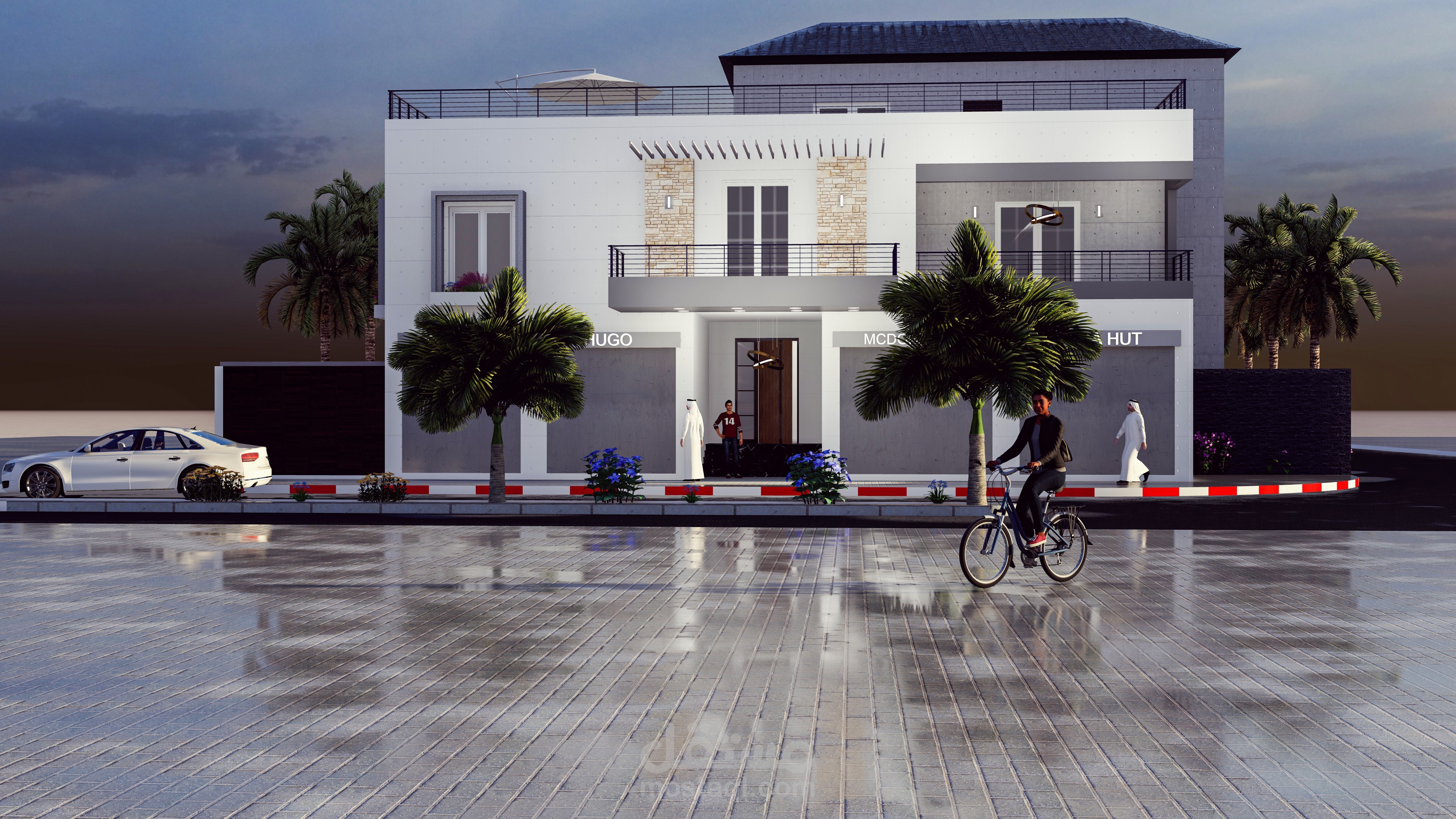 تصميم فيلا سكنية