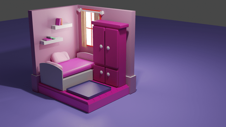 blender bedroom