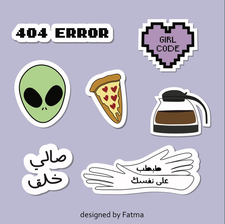 تصميم ستيكرات | sticker