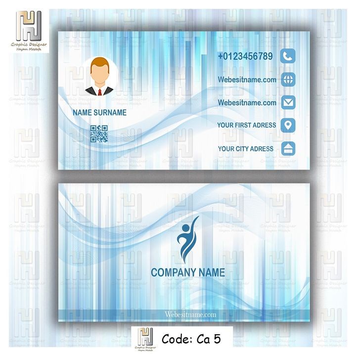 Business card example