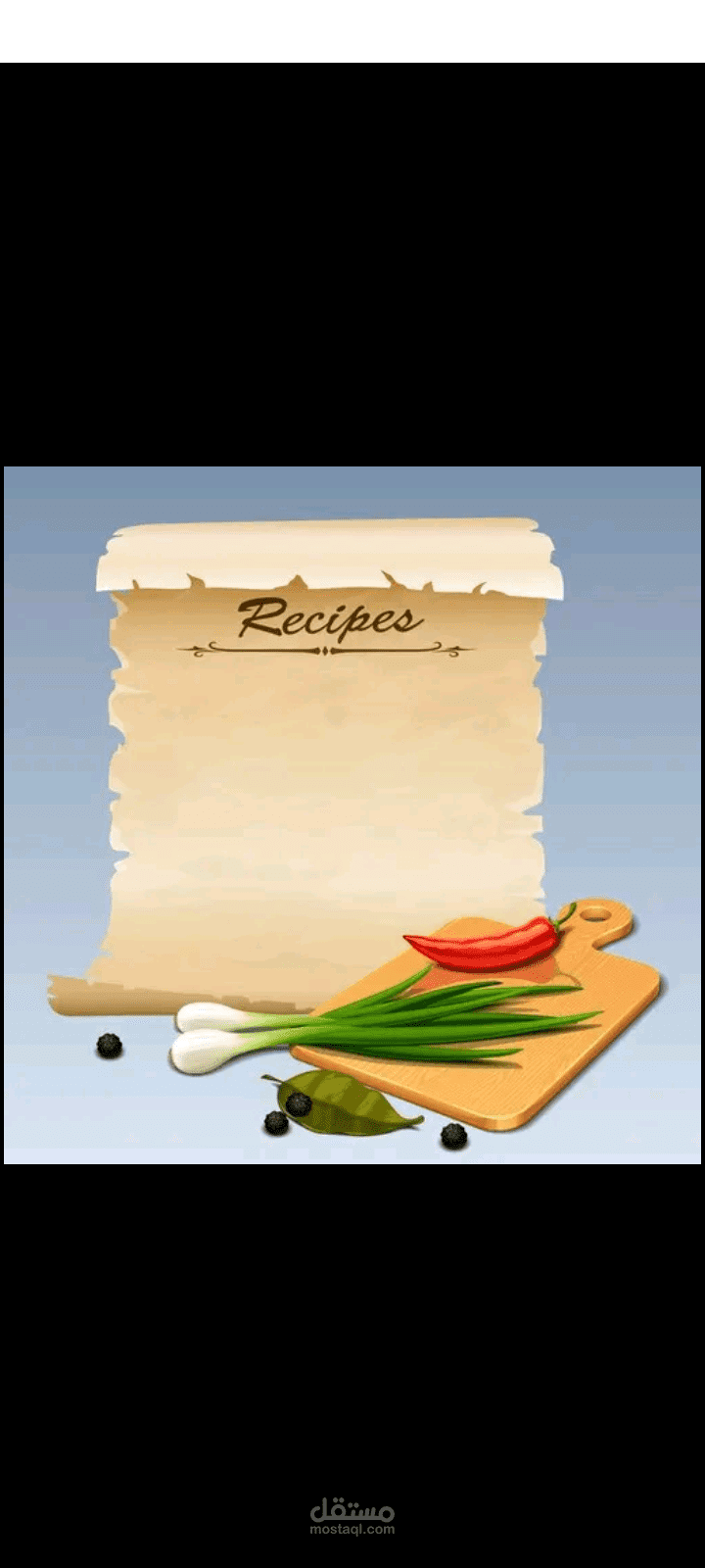 تطبيق food recipes