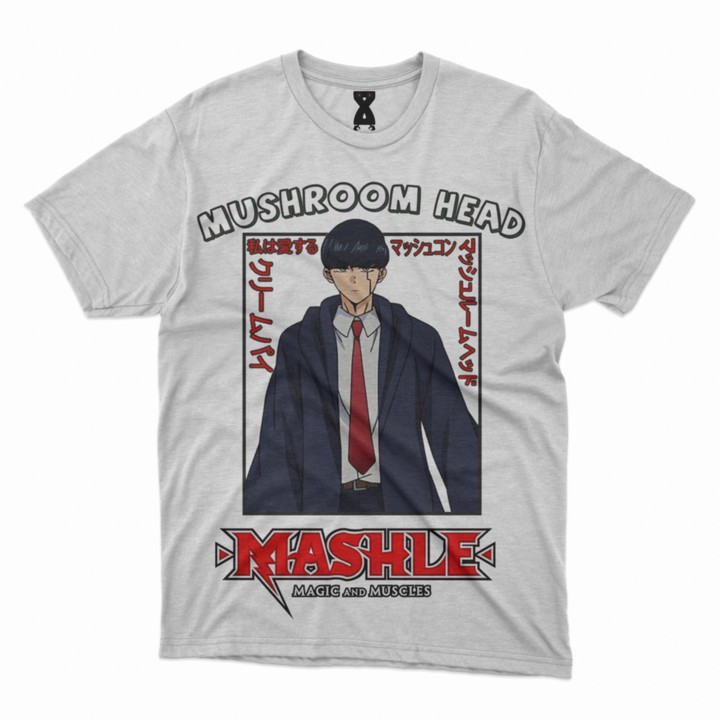 انمي  t-shirt  mashle