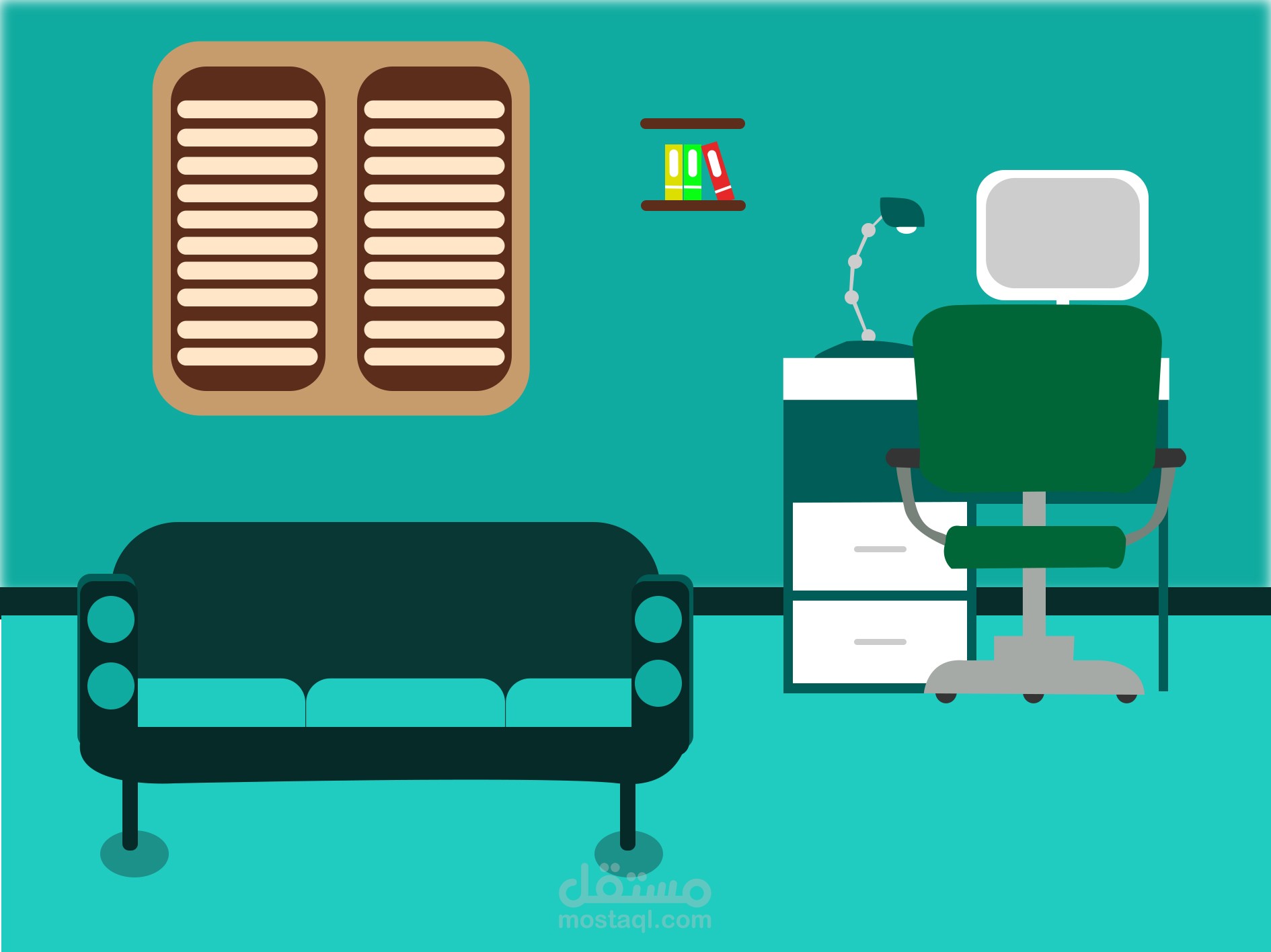 "Minimalist Workspace View"