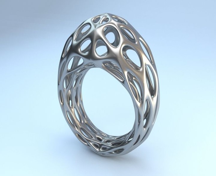 تصميم ثلاثي الابعاد Rings