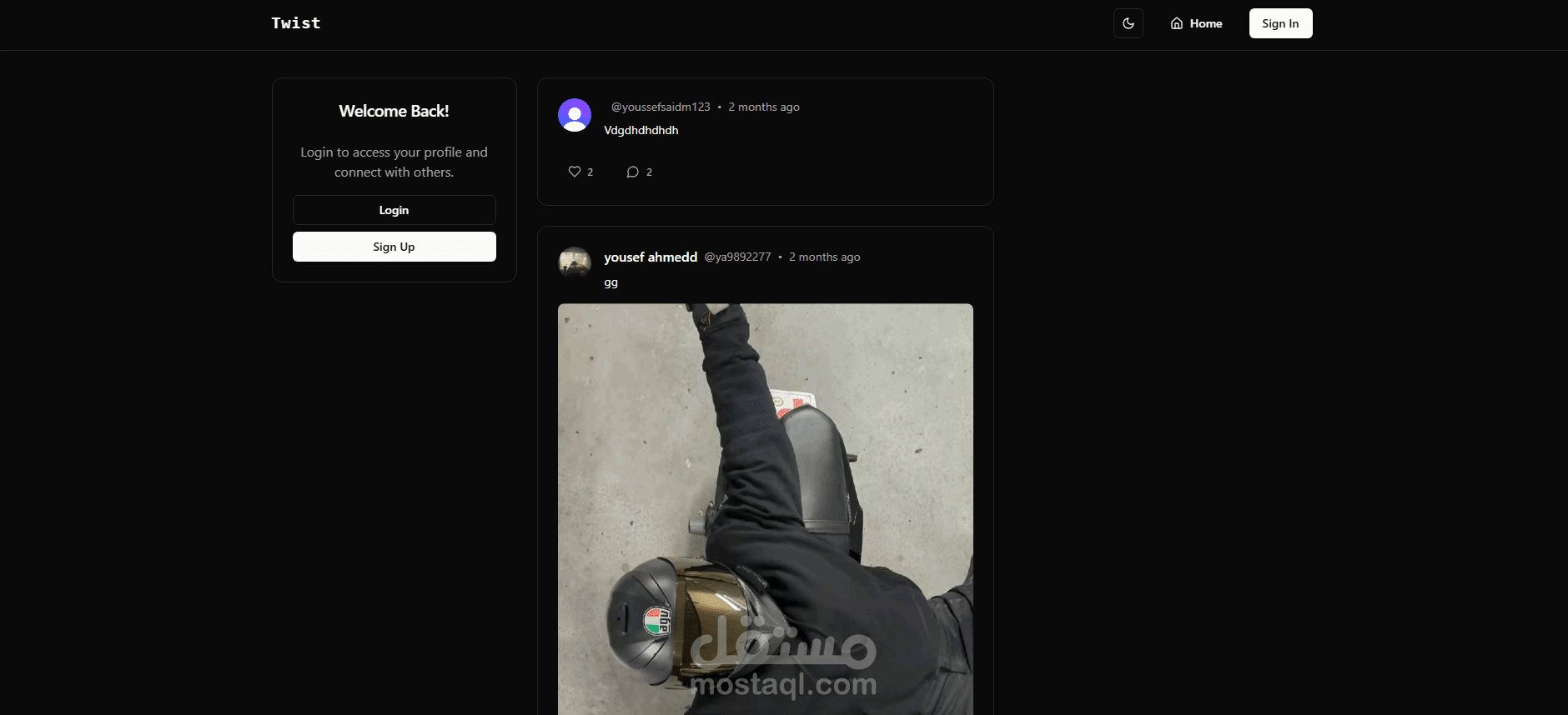 Twist - Social Media App