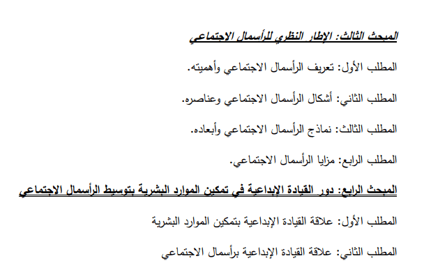 دور القيادة الإبداعية في تمكين الموارد البشرية بتوسيط الرأسمال الإجتماعي