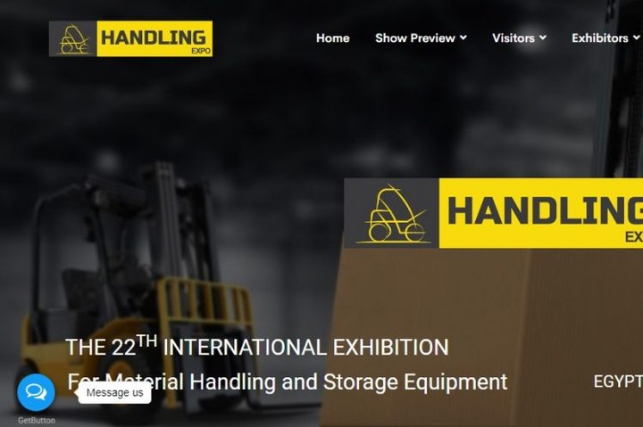 تصميم موقع HANDLING EXPO