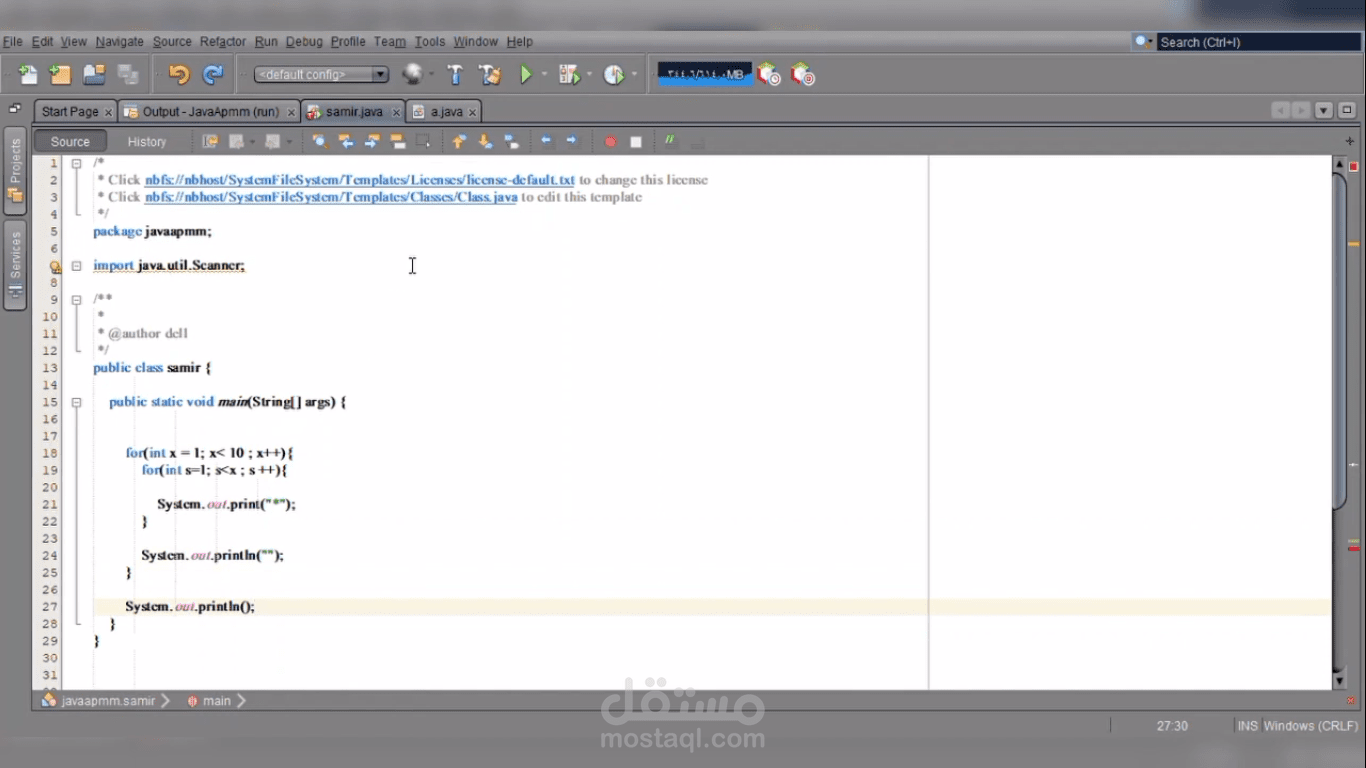 Java program