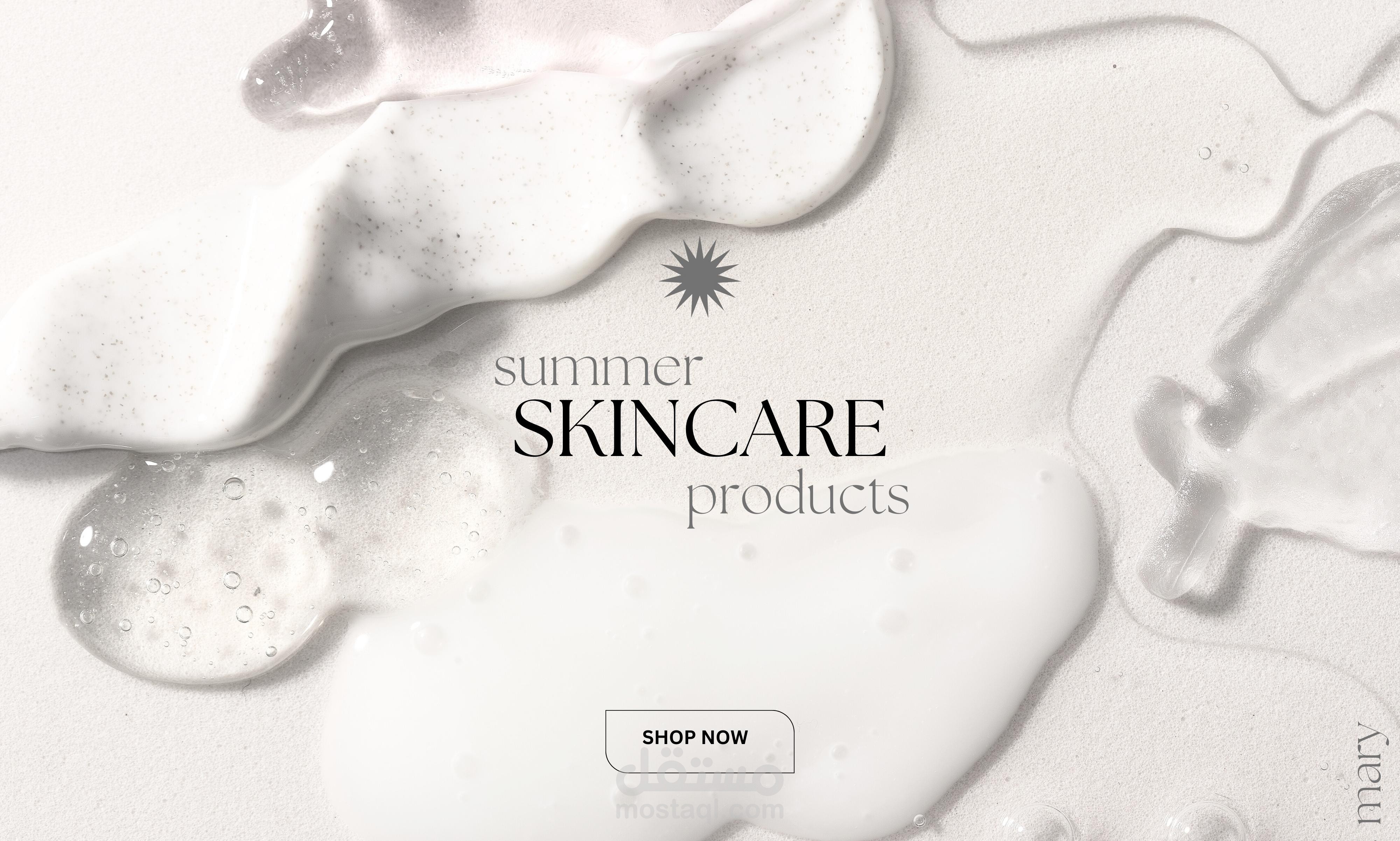 skincare product design for social media