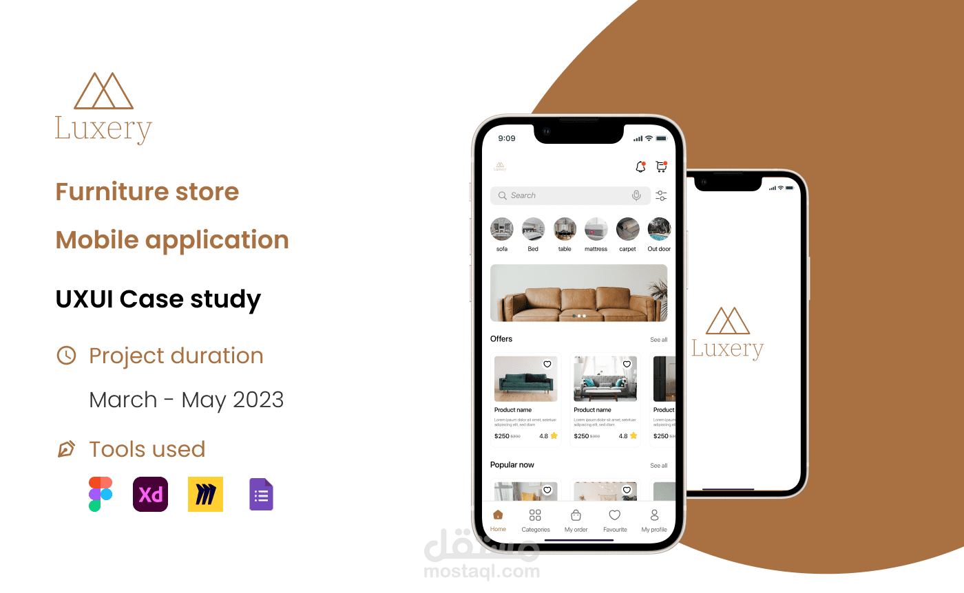 Furniture Store App || Case Study || UI/UX