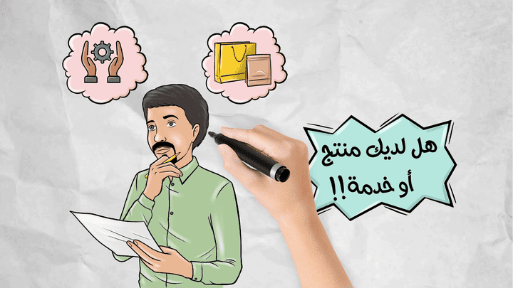 فيديو وايت بورد احترافي اعلاني مطور ملون بالكامل - محمد عطا