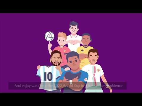 عرض فيديو موشن جرافيك احترافي كأس العالم قطر