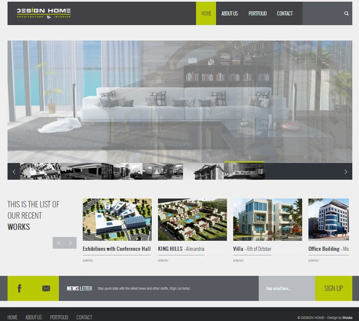 DESIGN HOME WEBSITE