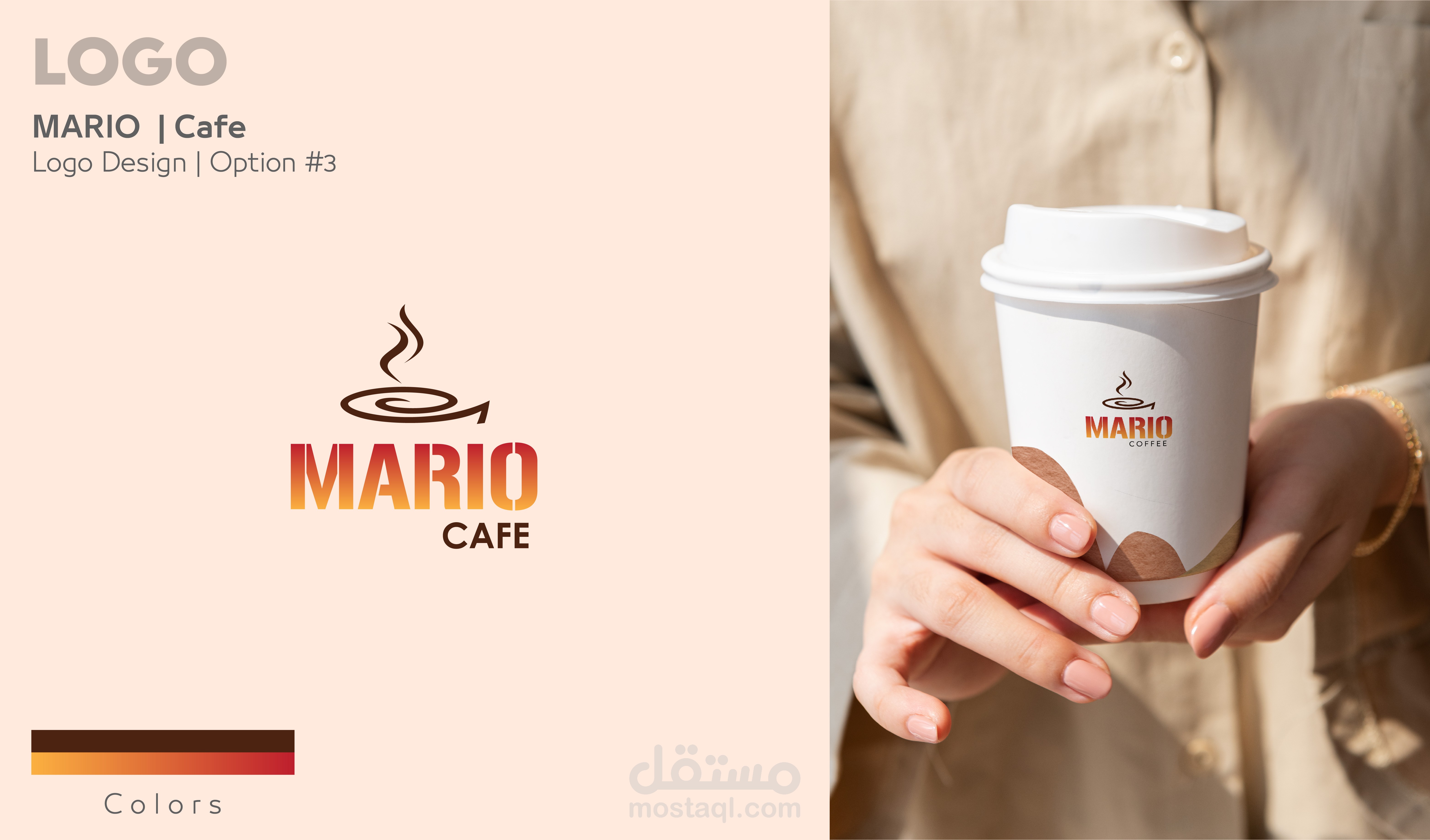 LOGO  MARIO  | Cafe