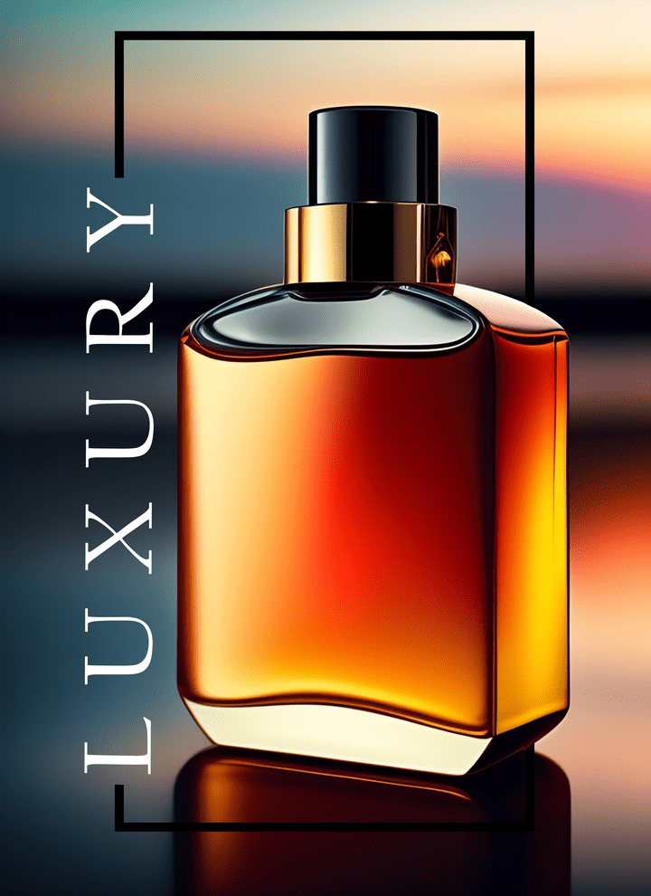 Ad for luxury perfume