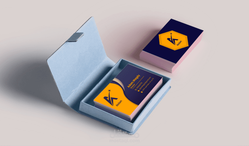 تصميم بطاقة أعمال مميزة بزنس كارد ( Business card )