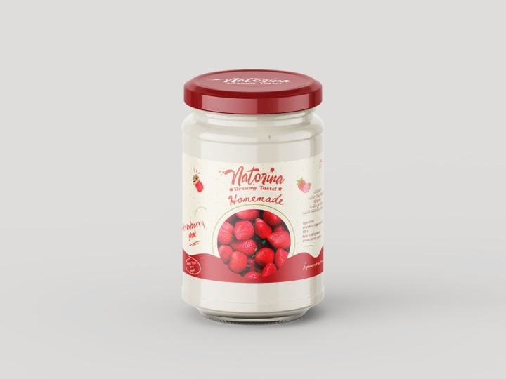 Natorina Jam | label design