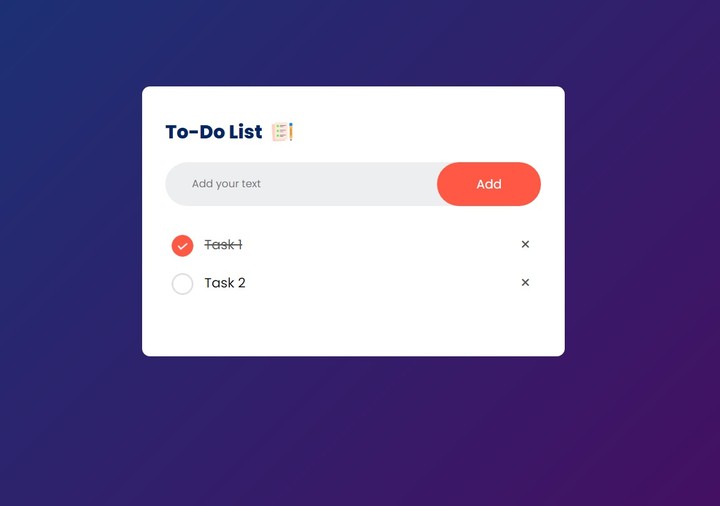 تطبيق قائمة المهام | Todo List App