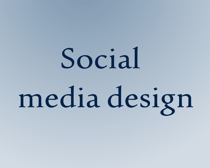 Social media design