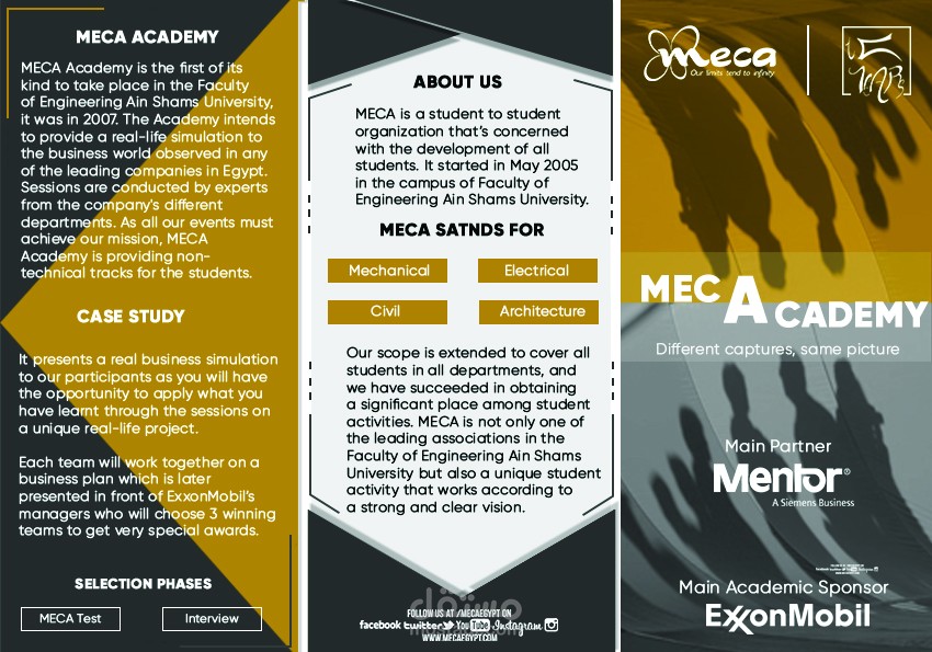 MECA Academy Flyer