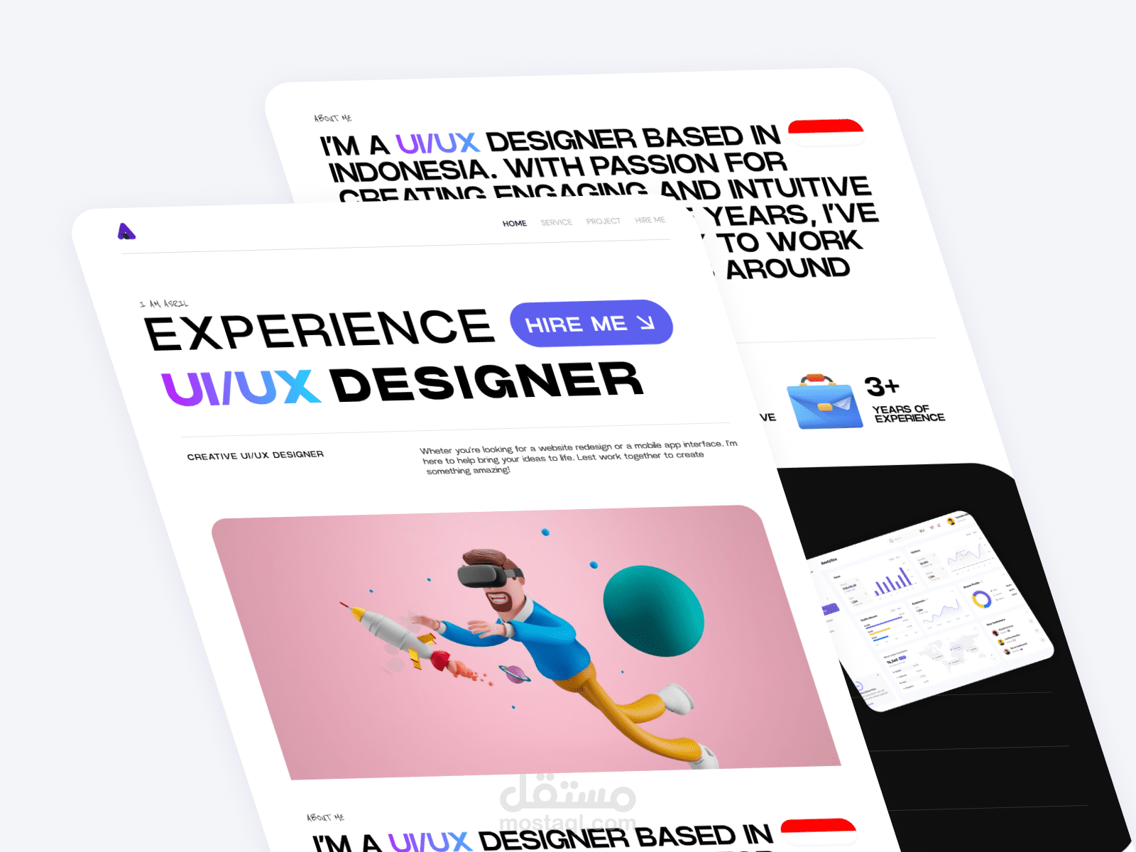 landing page